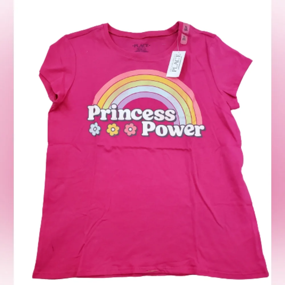 The children's place girls graphic print short sleeves tshirt bundle, …
